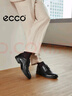 愛(ài)步（ECCO）商務(wù)正裝鞋 夏季德比鞋男裝皮鞋雕花布洛克鞋 里斯622164 黑色62216401001 41 曬單實(shí)拍圖
