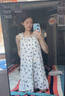 另約2024帶胸墊睡衣網(wǎng)紅風(fēng)夏季吊帶睡裙女款甜美日系無袖小個(gè)子家居服 4017 藍(lán)色小花【帶可拆卸胸墊】 M 曬單實(shí)拍圖