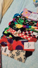 Happy Socks秋冬款襪子女男襪多巴胺璀璨星星襪中筒襪禮盒 歡樂(lè )雪人 1雙 M 36-40 曬單實(shí)拍圖