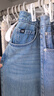 Lee24新品寬松低腰闊腿淺藍色女牛仔褲潮流LWB008200205-443 淺藍色 27 曬單實拍圖