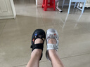 快樂(lè)瑪麗（J&M）涼鞋女鞋夏季2025新款外穿爆款厚底一字帶涼鞋防滑登山運(yùn)動(dòng)涼鞋女 淺灰色 37 235mm 曬單實(shí)拍圖