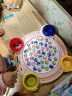贝恩施儿童钓鱼玩具磁性电动音乐旋转2-3-6岁男女孩捞鱼玩具218A粉色 实拍图