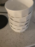 洁雅杰 米饭碗中式釉下彩4.5英寸陶瓷碗 白瓷小碗家用汤碗面碗套装 吃饭碗喝汤碗 微波炉可用 6只装 中华碗 实拍图