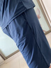 VENI MASEE冰絲綢睡衣男夏季薄款寬松居家夏天涼感短袖短褲家居服套裝可外穿 寶藍色 XL碼【建議體重130-160斤】 曬單實(shí)拍圖