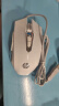 惠普（HP）M220游戏鼠标USB有线鼠标自定义宏驱动2400DPI吃鸡LOL鼠标电竞游戏鼠标 白色 冰蓝光 静音版 晒单实拍图