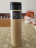 虎牌（TIGER）彈蓋保溫杯不銹鋼真空便攜水杯情人節送禮MKA-K060-CK淺棕黃600ML 曬單實(shí)拍圖