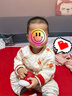 INSAHO嬰兒衣服純棉春秋保暖嬰幼兒分體套裝男女寶寶夾棉衣服 夾棉福臨門分體套裝-djyf102 90 cm（建議12-18月） 曬單實拍圖
