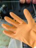 心织乳胶家务手套4双装耐用加厚洗碗洗衣防水防油清洁柔韧橡胶手套M码 晒单实拍图