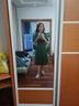 歌莉婭綠色連衣裙女夏季爆款氣質公主領棉布泡泡袖收腰氣質裙1C4C4K450 58G森林綠 XS 曬單實拍圖