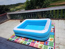 倍護嬰兒童游泳池家庭戶(hù)外超大保溫充氣游泳池寶寶洗澡桶浴盆嬰兒游泳池 加厚二環(huán)1.8米 曬單實(shí)拍圖