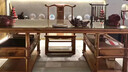 微萌金絲楠木辦公桌中式實(shí)木書(shū)桌老板桌大班桌小葉楨楠大葉楠高檔家具 小葉楨楠高檔辦公桌組合 曬單實(shí)拍圖