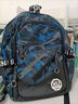 初念初中生書(shū)包男孩小學(xué)生背包男生防潑水高中學(xué)生減負大容量雙肩包 藍灰印花小號標準版【買(mǎi)一配二】 曬單實(shí)拍圖