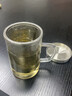 瑜品佳 耐熱玻璃泡茶杯304不銹鋼過濾茶杯茶水分離杯辦公室大容量茶杯 茶水分離杯（透明把手） 500ml 1只 曬單實(shí)拍圖