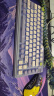 达尔优（dareu）PG-D83星球电竞游戏长款鼠标垫超大号 800*300*4mm加厚锁边办公键盘电脑书桌垫 紫黑色 晒单实拍图