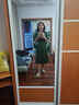 歌莉婭綠色連衣裙女夏季爆款氣質公主領棉布泡泡袖收腰氣質裙1C4C4K450 58G森林綠 XS 曬單實拍圖
