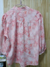 啄木鳥(niǎo)雪紡襯衫女2025夏季新款時(shí)尚花色上衣寬松遮肚子顯瘦百搭小衫 粉色 XL 【建議115-125斤】 曬單實(shí)拍圖