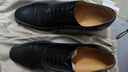 THOM WILLS三接頭牛津鞋男士亮皮商務(wù)正裝皮鞋春季真皮透氣男鞋 黑色小牛皮B895-1 39 /6.5碼 曬單實(shí)拍圖