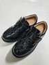 斯納菲男童皮鞋春秋兒童休閑校園學(xué)生鞋演出黑皮鞋中大童軟底鞋亮黑36 曬單實(shí)拍圖