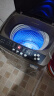 扬子11.6KG智能风干全自动洗衣机家用蓝光洗护大容量波轮洗脱一体机 咖色 实拍图