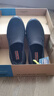 斯凱奇（Skechers）夏季男鞋一腳蹬健步鞋休閑運(yùn)動(dòng)鞋舒適緩震懶人鞋軟底耐磨爸爸鞋 全黑色/BBK 39.5 曬單實(shí)拍圖