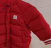 Gap男幼冬季2023新款LOGO绗缝连帽羽绒服889921儿童装保暖外套 红色 100cm(2-3岁) 偏小，选大一码 实拍图