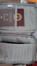 欣沁护照包多功能证件袋护照夹证件包收纳包机票夹PU膜涂层大号蓝灰色 实拍图