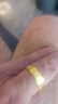 周六福（ZLF）  黃金戒指男女款足金六字真言活口戒指 計(jì)價(jià) 18號 - 6.19g 曬單實(shí)拍圖