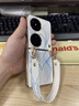 皇上請進(jìn) 適用華為pocket2手機殼Pocket 2折疊屏保護套真皮全包防摔藍夢(mèng)藝術(shù)定制版彩繪時(shí)尚腕帶手提外殼 Pocket2【白跡】丨原機時(shí)尚手提款 曬單實(shí)拍圖