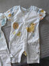 嬰蓓依嬰兒連體衣夏季薄款寶寶a類(lèi)純棉短袖哈衣透氣可愛(ài)超萌爬服 快樂(lè )鴨中開(kāi) 73cm 曬單實(shí)拍圖
