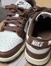 耐克（NIKE）DUNK LOW女子運(yùn)動(dòng)鞋秋季復(fù)古板鞋低幫輕便緩震DD1503 124帆白/驚喜可可色/椰奶色 37.5 曬單實(shí)拍圖