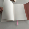 （必記）新款筆記本子高顏值皮面商務(wù)記事本文藝精致成人簡(jiǎn)約日記本學(xué)生加厚創(chuàng  )意手帳本辦公工作記錄本定制 粉色-桃花 B6 曬單實(shí)拍圖