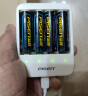 品胜（PISEN）充电电池5号五号4节充电套装 适用智能门锁/相机闪光灯/玩具/游戏手柄/血压计等 USB快充套装 实拍图