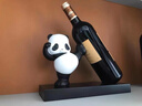 雅尊熊貓可愛(ài)高級感展示柜擺件現代輕奢喬遷新居客廳紅酒架裝軟裝飾品 踢腿熊貓酒架 曬單實(shí)拍圖