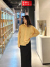 旅途原品ltyp 醋酸半身裙女直筒裙Renew時(shí)髦百搭半裙新款開叉高腰半身裙夏 經(jīng)典黑-41%綿羊毛 XS （現(xiàn)貨） 曬單實(shí)拍圖