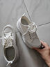 多菲尼森帆布鞋女秋季時(shí)尚小白鞋厚底休閑鞋透氣潮流百搭女鞋學(xué)生運動(dòng)鞋 帆布鞋女【白色-38】 曬單實(shí)拍圖