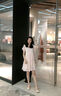 啄木鳥(niǎo)包頭涼鞋女夏中跟42大碼學(xué)生仙女風(fēng)粗跟一字帶單鞋33久站不累 米色 斷碼清·倉(cāng) 35 曬單實(shí)拍圖