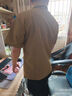 逐夢(mèng)顏工裝polo領(lǐng)短袖t恤男美式復古潮流個(gè)性寬松T恤大碼日系潮牌上衣服 棕色 L 曬單實(shí)拍圖