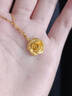老廟黃金項(xiàng)鏈足金999玫瑰花吊墜金項(xiàng)鏈掛墜送媽媽女友生日情人節(jié)禮物 足金玫瑰項(xiàng)鏈約：6.8g（順豐現(xiàn)貨+送禮盒） 曬單實(shí)拍圖