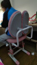 益威（EIEV）儿童学习椅可升降学生椅子儿童写字椅儿童小学生座椅电脑椅可调节 公主粉-乳胶增高脚踏款 实拍图