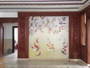 東陽木雕電視背景墻鏤空雕花實(shí)木屏風(fēng)隔斷花格新中式影視墻雕花板 葫蘆（福祿） 曬單實(shí)拍圖