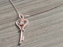 九戰久勝靈動(dòng)鉆石鑰匙項鏈2025年新款輕奢小眾鎖骨鏈吊墜送女友520禮物 靈動(dòng)鉆石鑰匙項鏈禮盒 曬單實(shí)拍圖