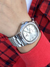 金仕盾（JIN SHI DUN）瑞士認證品牌手表男機械表全自動(dòng)男士手表潮流時(shí)尚夜光防水方表 【升級加強版+送豪禮】-鋼帶本白 曬單實(shí)拍圖