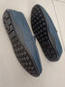 奧康男鞋新款夏季鏤空軟底豆豆鞋透氣休閑洞洞皮鞋 藍色195819027 40 (運動(dòng)鞋41=皮鞋40) 曬單實(shí)拍圖