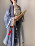 妃秀蝶新中式女裝漢服女中國(guó)風(fēng)套裝【竹影】長(zhǎng)干寺宋制夏季 【竹影】藍(lán)色五件套 S 曬單實(shí)拍圖