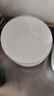 景德鎮(zhèn)官方陶瓷家用飯碗餐具套裝簡約純白色大面碗湯碗組合喬遷搬家禮物 月白4飯碗2面碗組合 曬單實拍圖