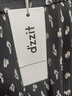 DZZIT【爆款補(bǔ)單】地素明星同款雪紡短褲夏季滿印logo設(shè)計(jì)女 黑色 M 曬單實(shí)拍圖