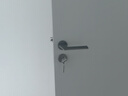 固特（GUTE）門(mén)鎖室內磁吸臥室執手鎖家用木門(mén)鎖具房間鎖臥室分體鎖門(mén)把手臻品 灰拉絲（靜音） 左右方向通用(臻品系列995) 曬單實(shí)拍圖