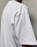网易严选200g重磅纯棉T恤5A级抑菌不易变形耐水洗夏季短袖男女同款不泛黄 经典黑 XL(180/100A) 晒单实拍图