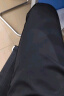 啄木鸟（TUCANO）休闲裤男商务休闲时尚西装裤弹力修身百搭裤子男装 黑色 38 实拍图