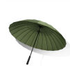 美度（MAYDU）双人晴雨伞防风直杆长柄晴雨伞男女通用 M5003墨绿色 实拍图
